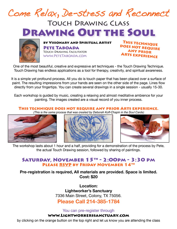 Upcoming Touch Drawing Class