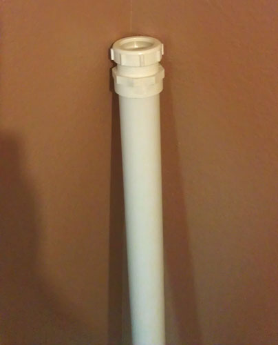 I have always liked the sound Didgeridoos make, and lately I started to listen to it more. Then I had the urge to play one, looking to see how much they were, I decided to make my own Didgeridoo.  Using 1.5" PVC pipe form the local hardware store, I cut the tube down to 42" and sanded the edge that was cut. I also purchased two PVC fittings that created the mouthpiece. These just pop on one end of the pipe.  After it was complete I started to try to play it. That did not go so well. I checked out some videos and I am currently getting the basic drone sone down.  Next: more practice and painting of my new PVC Didgeridoo Mouth Piece