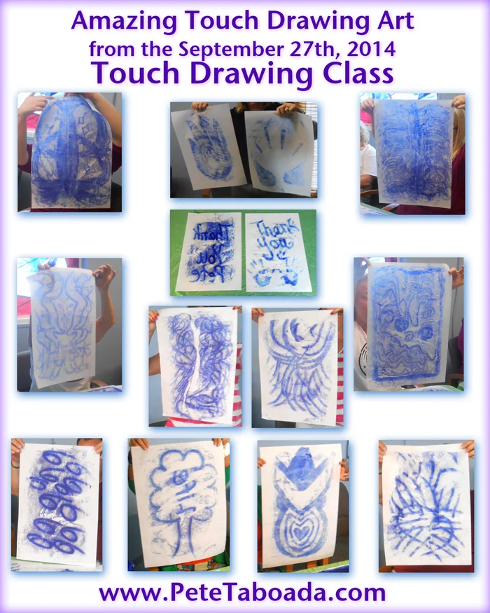 Soul Art From Saturday's Touch Drawing Class - Pete Taboada