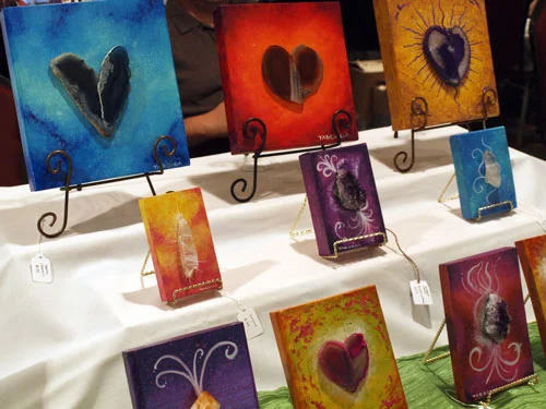 My Spiritual Art At The Holistic Fair In Fort Worth TX