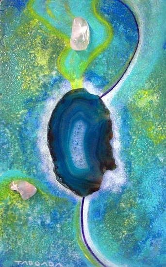 Crystal Infused Visionary Art Blue-Agate-Rose-Agate-h550