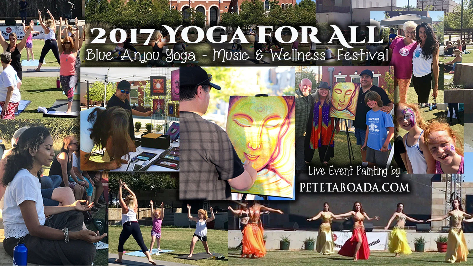 Live Event Painting Buddha At The Yoga for All - Yoga Festival Live Event Painting Buddha At The Yoga for All - Yoga Festival