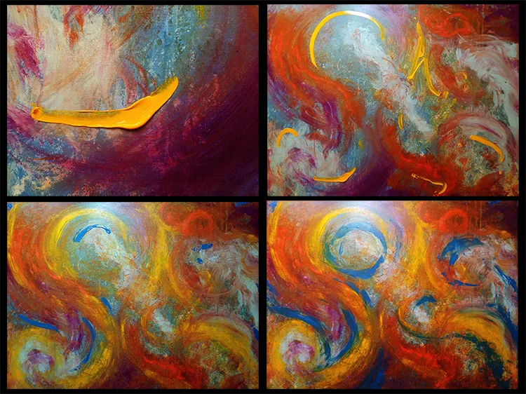 Creative Art Process Day 4 – Cosmic Yogi Festival